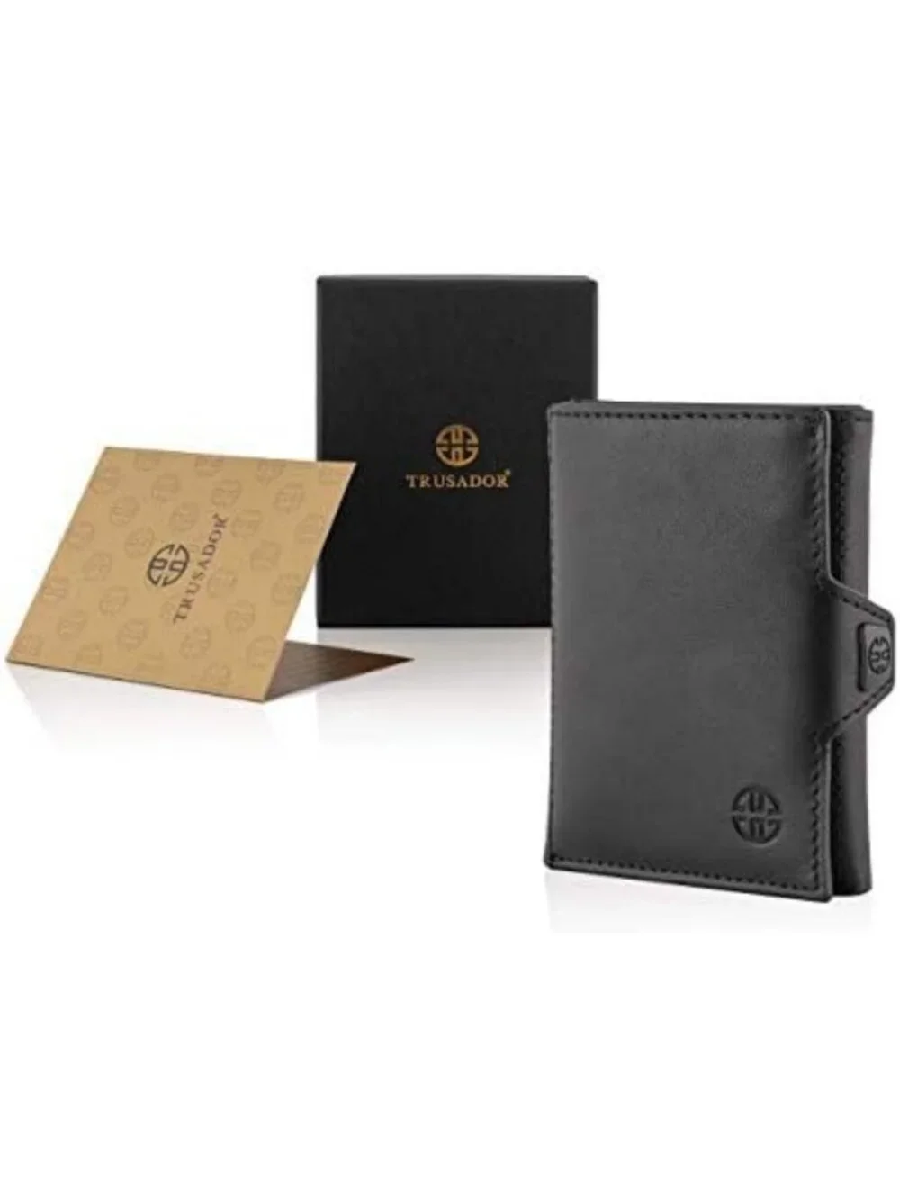 Stylish Unisex RFID Trifold Leather Wallet | Slim Front Pocket Design
